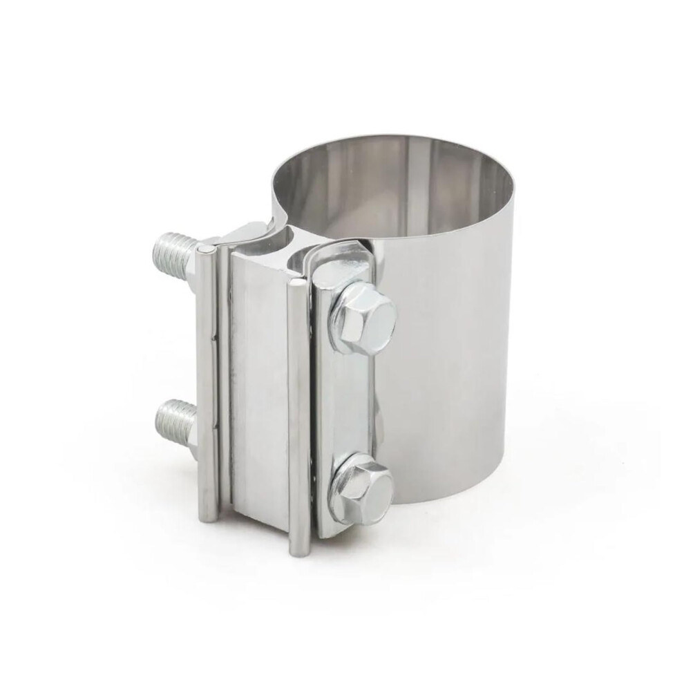 Exhaust Pipes 2.0 To 4.0 Inch Stainless Steel Butt Connection Exhaust Band Clamp Sleeve Coupler For Car Muffler 2.75 Inch 6482260285795