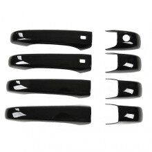 (Handle Cover) Car Exterior Door Handle Trim Cover With Rearview Mirror Cover Frame Replacement For Jeep Grand Cherokee Wk2 Wl 2011-2023