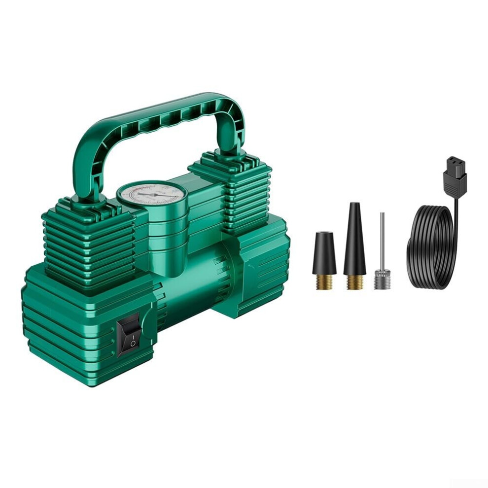 Innovative Tire Inflator With Pure Copper Motor And Advanced Airflow Boosting Technology - Model Green 6447073287251