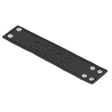 Verstellbares Retro geflochtenes Lederarmband 23,5x5cm Handgefertigtes Geschenk