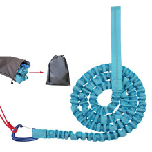 Mountainbike Motorrad Zugseil 1.7M x 2.2Cm Kinder Fahrrad Elastisches Sicherheitsseil Blau für Kinderfahrräder