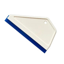 Car Stickers Film Install Tool Kit - 5pcs Blue Plastic Squeegee for Window Film, Wallpaper Smoothing, Scratch Prevention