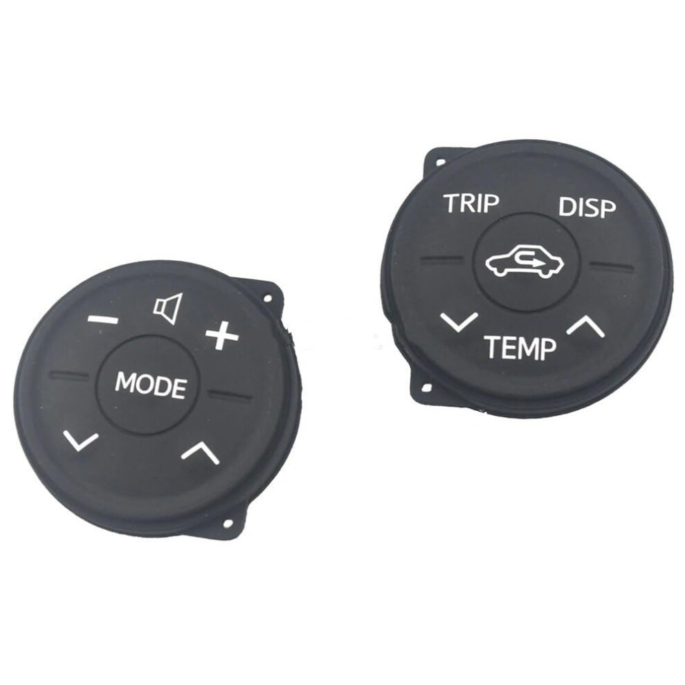 Multifunctional Steering Wheel Button For Toyota Prius 30 2009-2013, 2-Piece Control Switch, Compatible Replacement 6482260288574