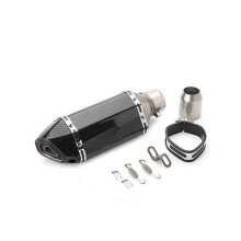 51mm Universal Motorcycle Exhaust Pipe for Yamaha NMAX, XMAX, TMAX530, MT125, MT-07, 310mm Length