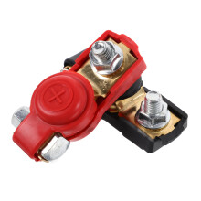 Car Battery Clip Connections - Copper Clamps for Car Batteries, Protective End Clamps, Replacement for Battery Clamps, 1 Pair