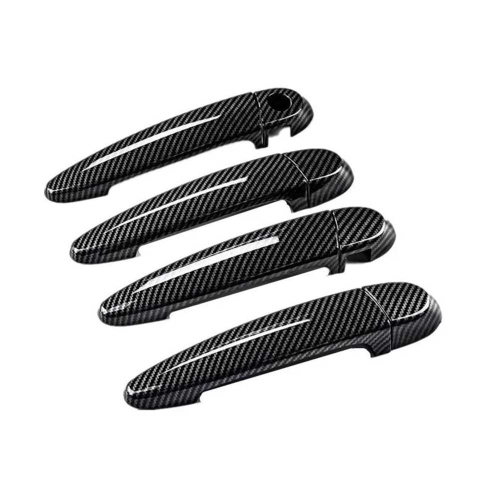 Exterior Door Handles For Bmw 1 Series, 3 Series, X1, X2, X3, X4, X6, Lhd, Carbon Fiber Finish, Door Grip Covers 6447073288555