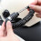 Helmet Lock with 4-Digit Combination Code, 150 cm Cable, Lightweight Mini Bicycle and Motorcycle Lock, Pram Lock 4
