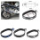 Motorcycle Exhaust Muffler Pipe Holder Clamp Ring Support Bracket Blue Compatible with Various Models 4