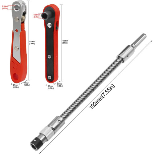 Ratchet Wrench for Tight Spaces 36 Teeth Adjustable Socket Tool Durable High Torque Design for Limited Access 1