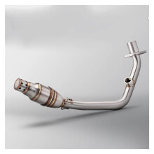 Motorcycle Muffler Modified Exhaust Middle Pipe Left Pipe for Vespa 150 Sprint Primavera 2021-2023