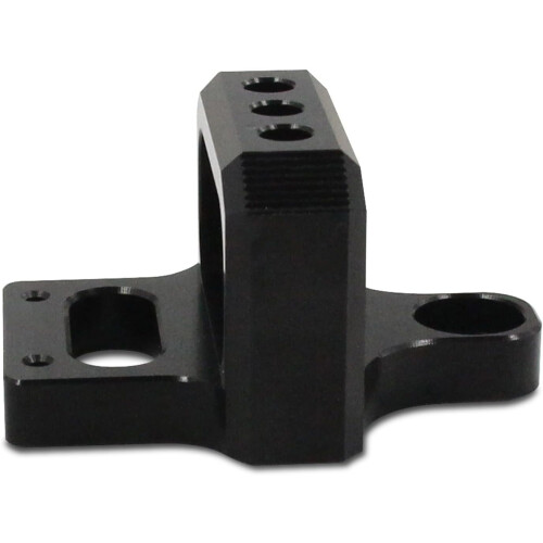 Aluminium Turbo Loading System Solenoid Valves with Holder Stand for Boost Controller Easy Installation Black 1