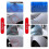 Car Body Dent Paintless Repair Tool Kit 1 Bridge Type Puller   8pcs Glue Puller Tabs 3