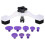 Car Body Dent Paintless Repair Tool Kit 1 Bridge Type Puller   8pcs Glue Puller Tabs 1