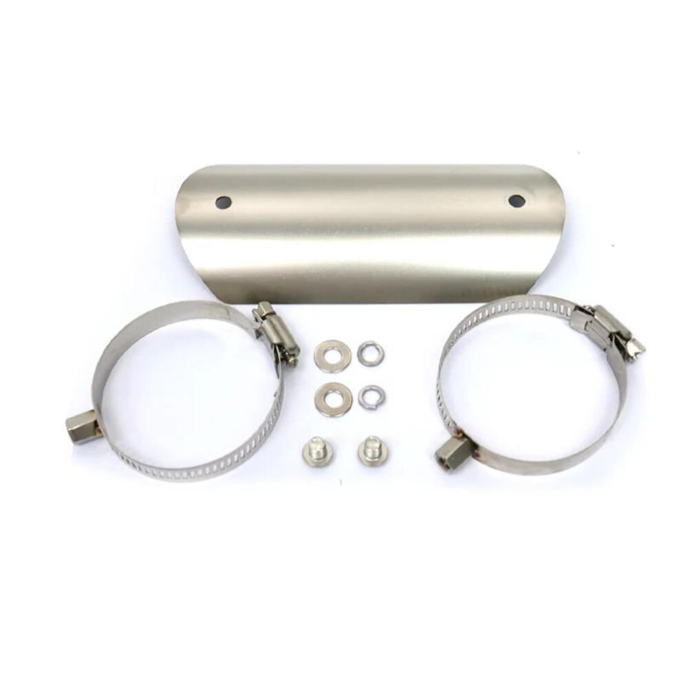 Motorcycle Heat Shield Anti-Burn Exhaust Muffler Protection Panel Durable Heat Resistant Material, Universal Fit Blue 6447073289217