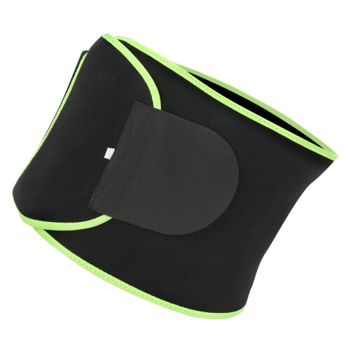 Neopren Sport Taillenstützgürtel Nylon Polyurethan Grün Schwarz