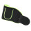 Neopren Sport Taillenstützgürtel Nylon Polyurethan Grün Schwarz 7