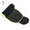 Neopren Sport Taillenstützgürtel Nylon Polyurethan Grün Schwarz 6