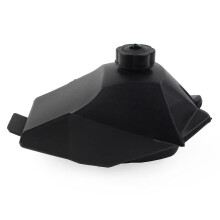 Black Plastic Petrol Tank for 47cc 49cc 2-Stroke Mini ATV Quad Pocket Dirt Bike Fuel Tank Replacement
