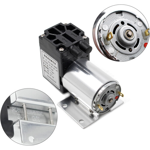 65-120 kPa DC12V 6W Vacuum Suction Pump with Mounting Bracket for Sample Analysis Instruments 1