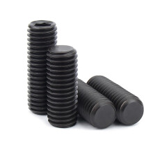 M4 M5 M6 M8 M10 M12 304 Stainless Steel 12.9 Grade DIN913 Hex Socket Grub Screw Set, M10x1x8, 5pcs