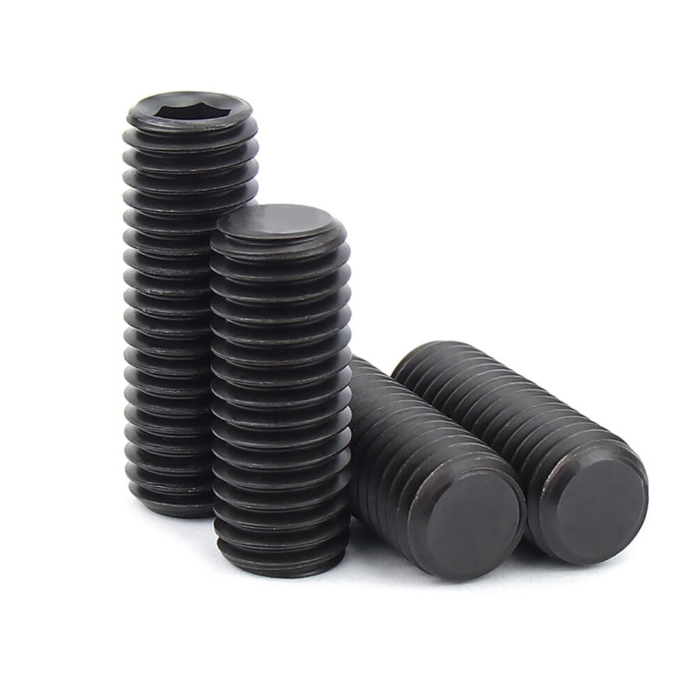 M4 M5 M6 M8 M10 M12 304 Stainless Steel 12.9 Grade Din913 Hex Socket Grub Screw Set, M10x1x8, 5Pcs 6038364994745