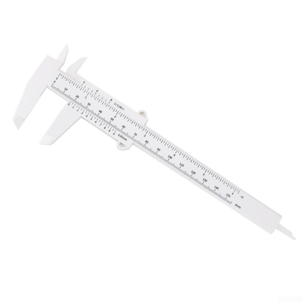Reliable Measuring Solution, 2-Pack Plastic Calipers For Home And Industrial Use, White, Precision Measurement Tools 6482260290829