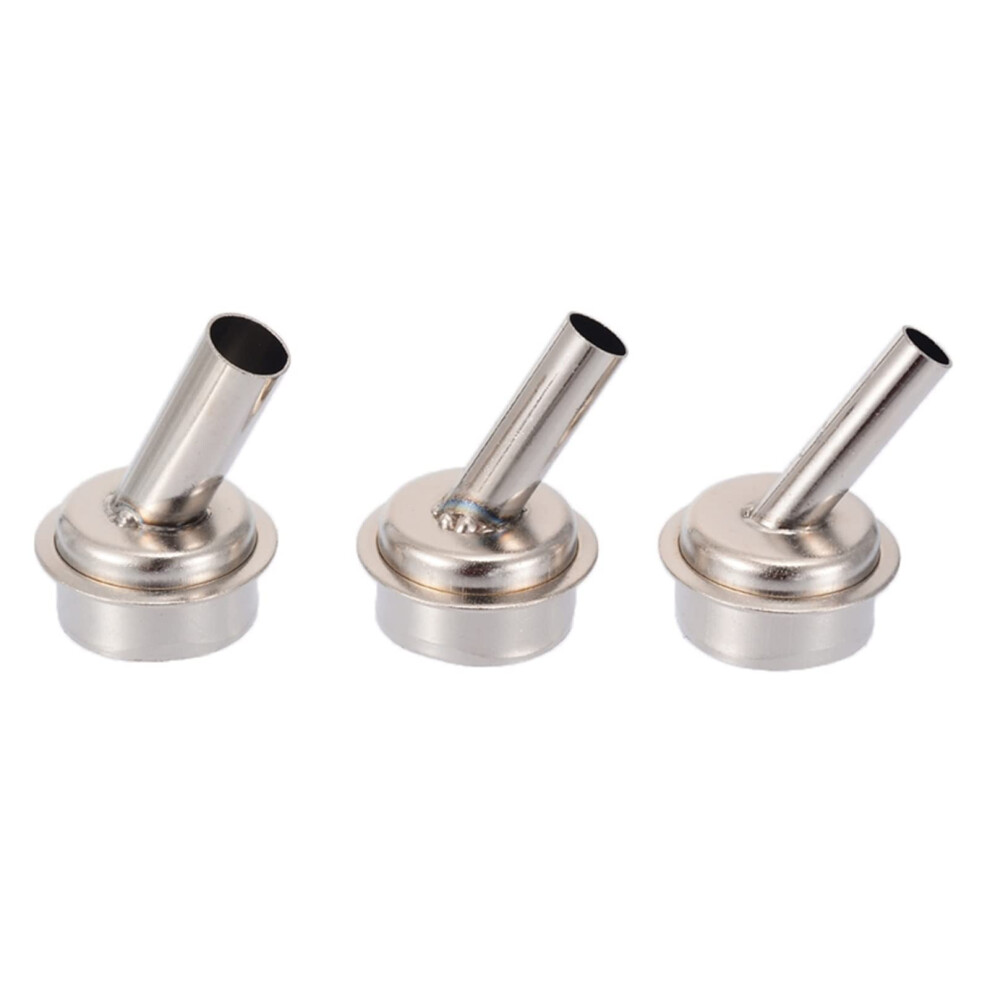 45 Degree Bent Curved Heat Nozzle Set, 3 Pieces 6/7/9 Mm Compatible With Fast 861Dw Soldering Station And Welding Gun 6447073289590