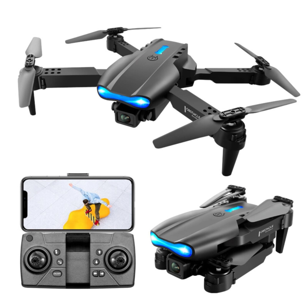 Foldable Rc Drone With Obstacle Avoidance And Hd Dual Camera, 4K Aerial Photography Quadcopter For Kids And Adults 6482260290942