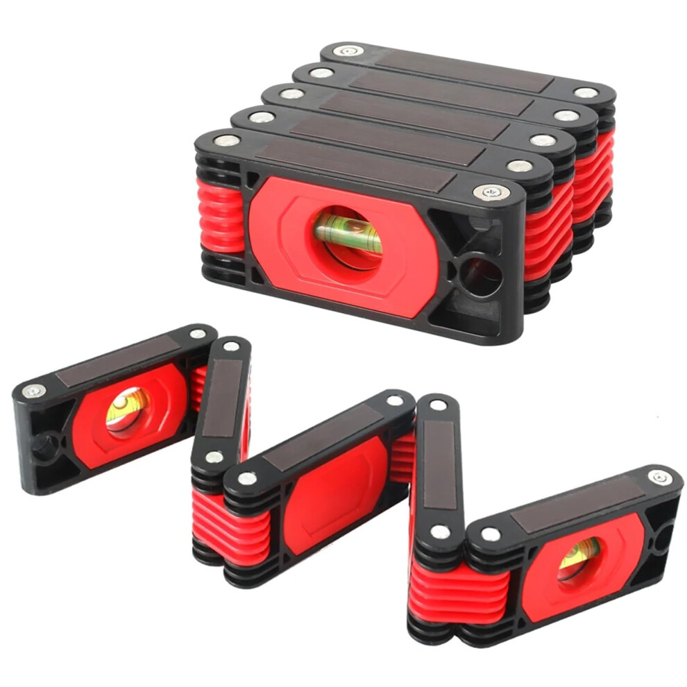 Folding Angle Finder, Multifunctional Level Tool With 3 Layers, 45-Degree Bevel, Horizontal And Vertical Bubble Level 6482260291024