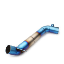 CBR1000 Exhaust Pipe Mid-Connection Stainless Steel Titanium Alloy Compatible with CBR1000RR 2004-2016 Muffler