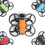 Back Protective Bumper Ring for DJI Avata 2, Scratch-Resistant Body Case, Orange Color, Durable Design 2