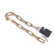 High-Security Bicycle Chain Lock 1 Piece Hardened Steel Anti-Theft Protection for Motorcycles, Garages, Fences, and Doors