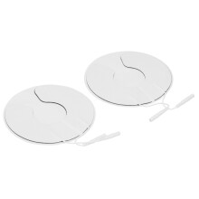 2 Stück 11cm Brust-Elektroden Pads für TENS-Therapie Massager Physiotherapiegerät