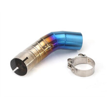 Exhaust Mid Link Pipe for Kawasaki Z900 2017-2023, Compatible Z900E Z900 A1 A2, Motorcycle Accessory, Color 2