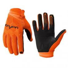 (XL, Orange) Motorcycle Racing Gloves Non-slip Wear Resistant Breathable Full Finger Gloves