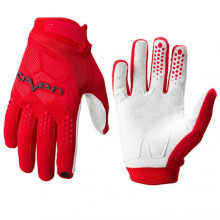 (L, Red) Motorcycle Racing Gloves Non-slip Wear Resistant Breathable Full Finger Gloves