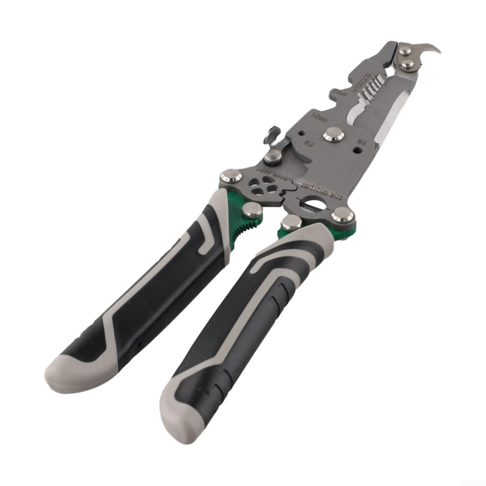 Robust 18-In-1 Wire Stripper Tool With Quick Release Mechanism For Enhanced Efficiency In Electrical Projects 6482260292410