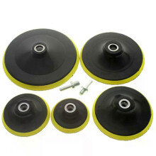 3/4/5/6/7 tum självhäftande slipskiva stöddyna Borrstång 100/125 mm sandpapper Elektrisk polering