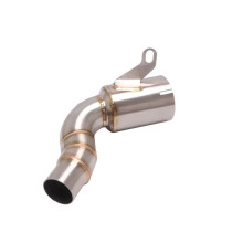 Motorrad Auspuff Slip-On Stainless Steel Exhaust System for SVARTPILEN VITPILEN 125 250 2020 2021 with Mid Link Pipe
