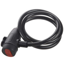 Universal Bicycle Lock Stainless Steel Cable Lock Set with 2 Keys for Motorcycle and Cycle Security Systems