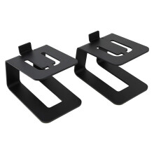 Studio Monitor Stand, Carbon Steel Speaker Stand for Bookshelf Speakers, Thickened Desktop Speaker Support, Space Saving Design