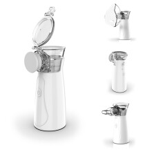 Inhalation Device Nebuliser for Kids and Adults, USB Rechargeable Low Noise Inhaler with Mouthpiece for Home and Travel Use