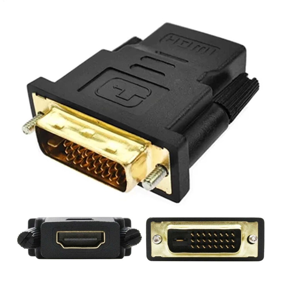 Hdmi To Dvi Adapter 1080P Dvi-I Converter Male Plug For Monitor Pc Tv Box High Conductivity Plug And Play 6447073291906