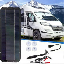 Paneles solares de 30 W y 12 V, cargador de batería para coche, motocicleta, patinete, panel solar portátil,