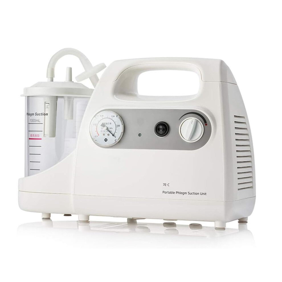 Portable Suction Machine for Elderly and Children, Electric Sputum Suction Pump with 25 Tubes, Home Medical Device