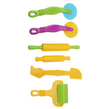 6 Stück Kinder Kunst Tonmodellierwerkzeug-Set, DIY Bastelmaterialien für Kinder