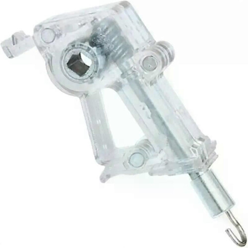 4PCS Heavy Duty Low Profile Wand Tilter for 2 Horizontal Blinds Square Shaped Gear Hook Connection Blinds