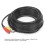Câble vidéo et d'alimentation BNC+DC 3 conducteurs 30 m Noir 12