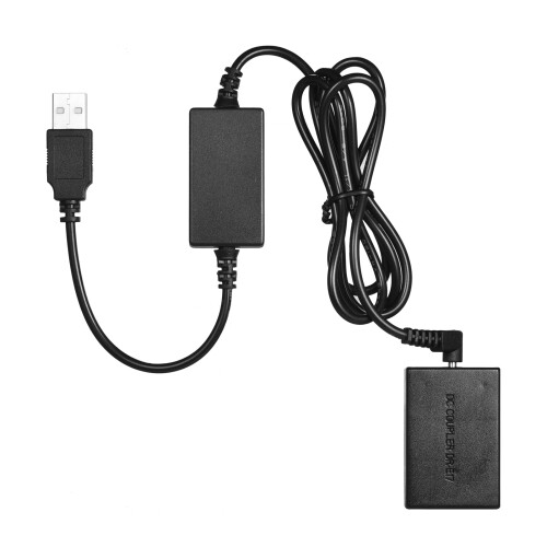 5V USB to LP-E17 Dummy Battery Pack DC Coupler Adapter for Canon EOS M3 M5 M6 2
