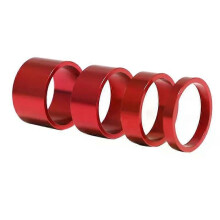 4 stuks/set 5/10/15/20 mm aluminiumlegering headset stuurpen spacer MTB 286 mm vork ring dop voor racefiets